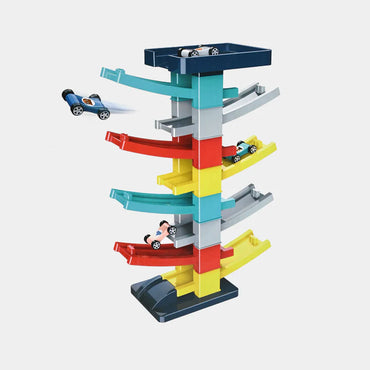 Gliding Railcar Building Blocks Tracks Set | Building Toy